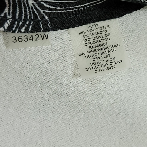 Julia Jordan Cold Sholder Flower Print Dress Sz 24W - Picture 11 of 14